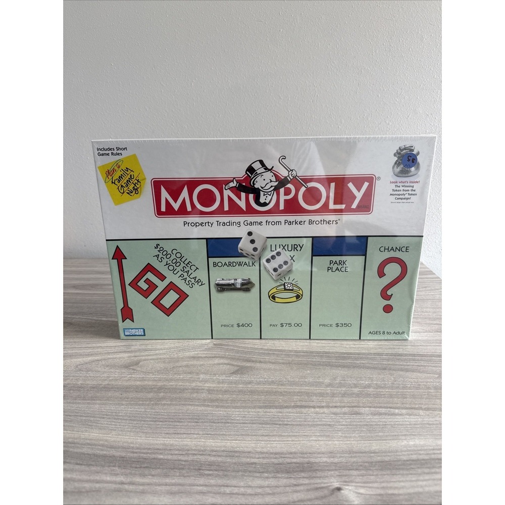1999 Parker Brothers Monopoly Classic Board Game Factory Sealed New